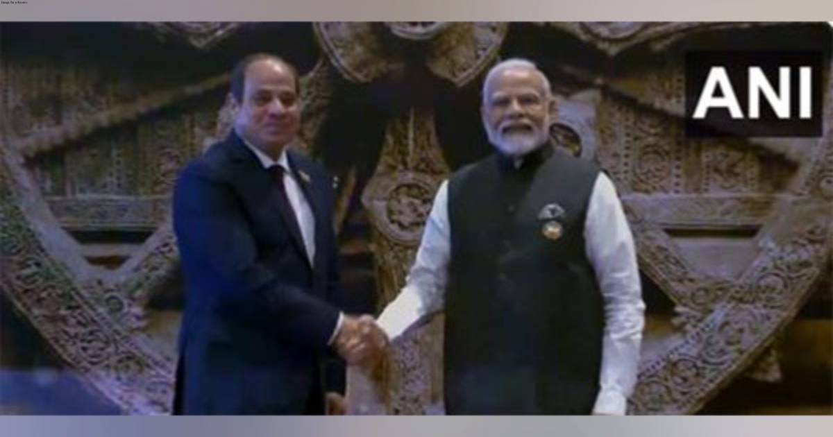 PM Modi welcomes Presidents of Egypt, Argentina, Nigeria at Pragati Maidan for G20